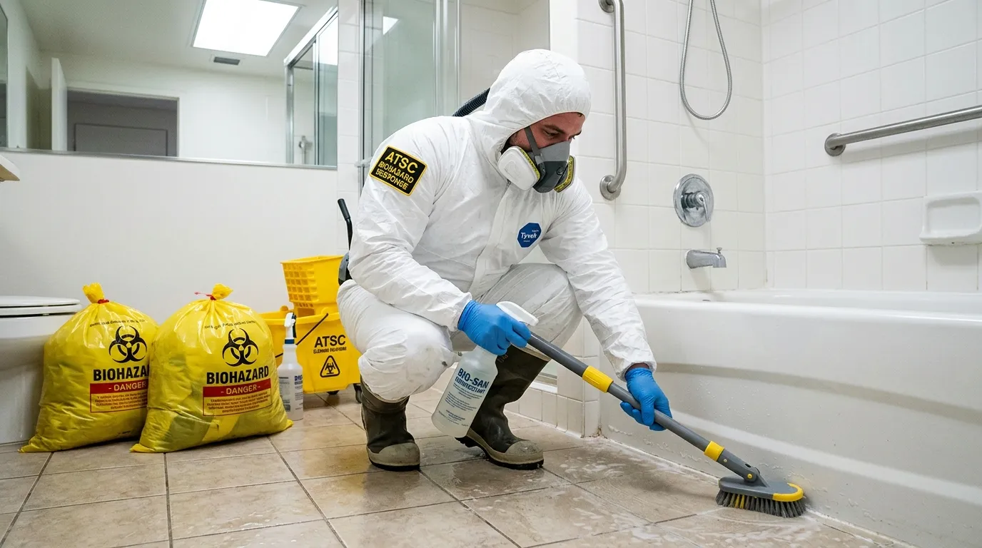 Decontamination equipment deployed for Blood Cleanup in Gardnerville